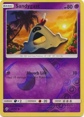Sandygast 61/147 (SM - Burning Shadows)  - Reverse Holofoil | Good Games Adelaide SA