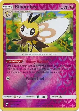 Ribombee 96/147 (SM - Burning Shadows)  - Reverse Holofoil | Good Games Adelaide SA