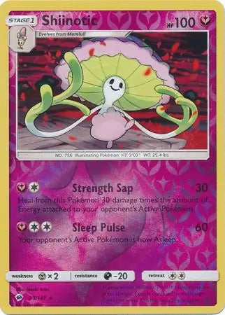 Shiinotic 98/147 (SM - Burning Shadows)  - Reverse Holofoil | Good Games Adelaide SA