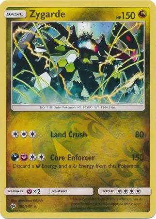 Zygarde 100/147 (SM - Burning Shadows)  - Reverse Holofoil | Good Games Adelaide SA