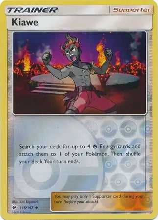 Kiawe 116/147 (SM - Burning Shadows)  - Reverse Holofoil | Good Games Adelaide SA