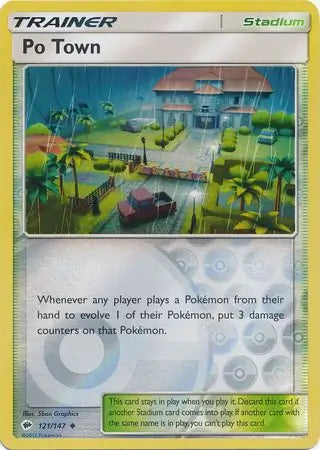 Po Town 121/147 (SM - Burning Shadows)  - Reverse Holofoil | Good Games Adelaide SA