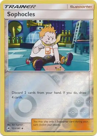 Sophocles 123/147 (SM - Burning Shadows)  - Reverse Holofoil | Good Games Adelaide SA