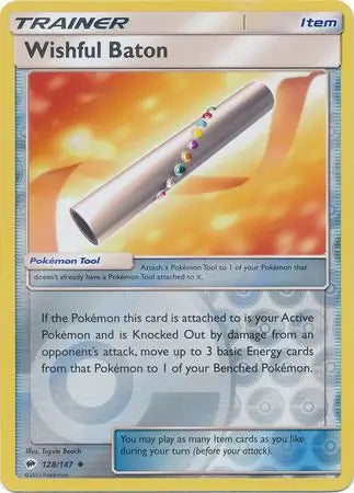 Wishful Baton 128/147 (SM - Burning Shadows)  - Reverse Holofoil | Good Games Adelaide SA