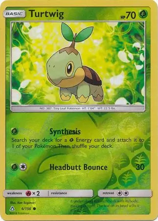 Turtwig 6/156 (SM - Ultra Prism)  - Reverse Holofoil | Good Games Adelaide SA