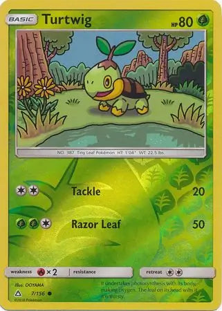Turtwig 7/156 (SM - Ultra Prism)  - Reverse Holofoil | Good Games Adelaide SA