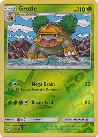 Grotle 8/156 (SM - Ultra Prism)  - Reverse Holofoil | Good Games Adelaide SA