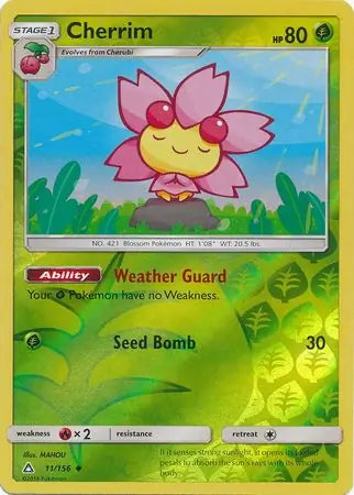 Cherrim 11/156 (SM - Ultra Prism)  - Reverse Holofoil | Good Games Adelaide SA