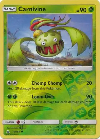 Carnivine 12/156 (SM - Ultra Prism)  - Reverse Holofoil | Good Games Adelaide SA