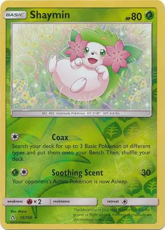 Shaymin 15/156 (SM - Ultra Prism)  - Reverse Holofoil | Good Games Adelaide SA