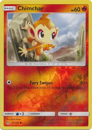 Chimchar 21/156 (SM - Ultra Prism)  - Reverse Holofoil | Good Games Adelaide SA