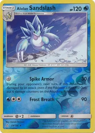 Alolan Sandslash 29/156 (SM - Ultra Prism)  - Reverse Holofoil | Good Games Adelaide SA
