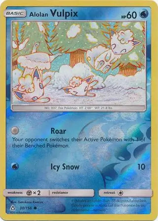 Alolan Vulpix 30/156 (SM - Ultra Prism)  - Reverse Holofoil | Good Games Adelaide SA