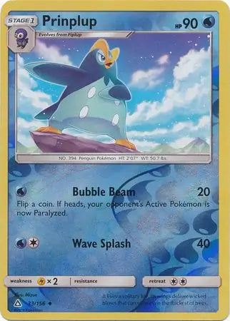 Prinplup 33/156 (SM - Ultra Prism)  - Reverse Holofoil | Good Games Adelaide SA