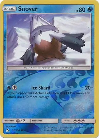 Snover 37/156 (SM - Ultra Prism)  - Reverse Holofoil | Good Games Adelaide SA