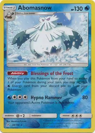 Abomasnow 38/156 (SM - Ultra Prism)  - Reverse Holofoil | Good Games Adelaide SA