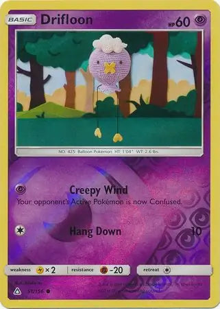 Drifloon 51/156 (SM - Ultra Prism)  - Reverse Holofoil | Good Games Adelaide SA