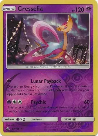 Cresselia 59/156 (SM - Ultra Prism)  - Reverse Holofoil | Good Games Adelaide SA