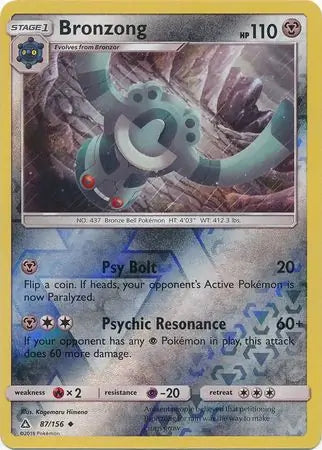 Bronzong 87/156 (SM - Ultra Prism)  - Reverse Holofoil | Good Games Adelaide SA