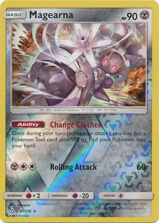 Magearna 91/156 (SM - Ultra Prism)  - Reverse Holofoil | Good Games Adelaide SA