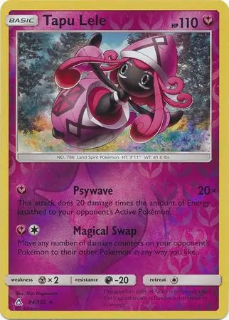 Tapu Lele 94/156 (SM - Ultra Prism)  - Reverse Holofoil | Good Games Adelaide SA