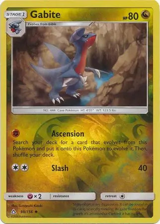 Gabite 98/156 (SM - Ultra Prism)  - Reverse Holofoil | Good Games Adelaide SA