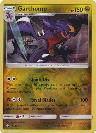 Garchomp 99/156 (SM - Ultra Prism)  - Reverse Holofoil | Good Games Adelaide SA