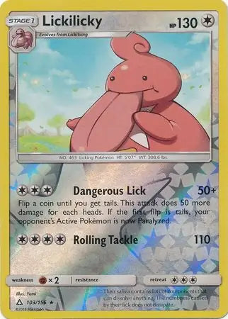 Lickilicky 103/156 (SM - Ultra Prism)  - Reverse Holofoil | Good Games Adelaide SA