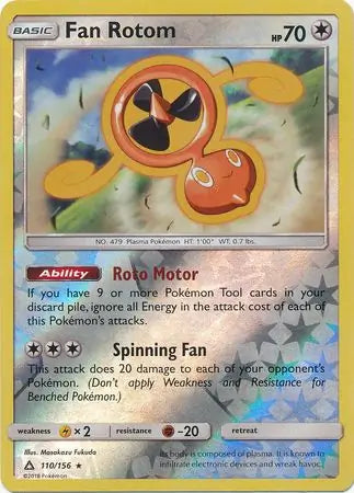 Fan Rotom 110/156 (SM - Ultra Prism)  - Reverse Holofoil | Good Games Adelaide SA