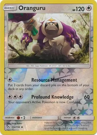 Oranguru 114/156 (SM - Ultra Prism)  - Reverse Holofoil | Good Games Adelaide SA