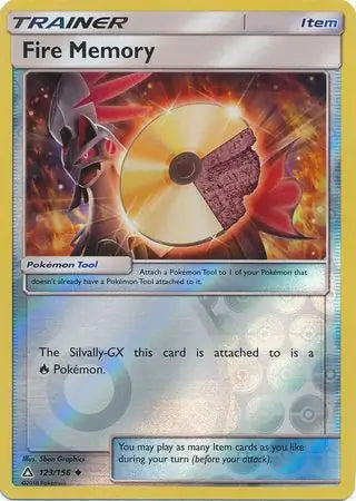 Fire Memory 123/156 (SM - Ultra Prism)  - Reverse Holofoil | Good Games Adelaide SA