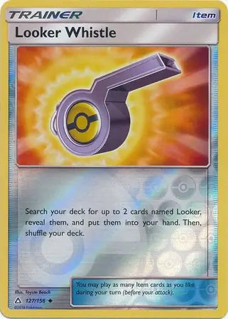 Looker Whistle 127/156 (SM - Ultra Prism)  - Reverse Holofoil | Good Games Adelaide SA