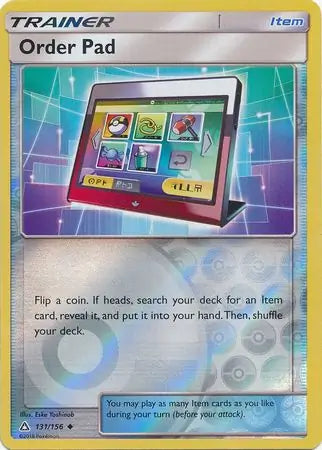 Order Pad 131/156 (SM - Ultra Prism)  - Reverse Holofoil | Good Games Adelaide SA