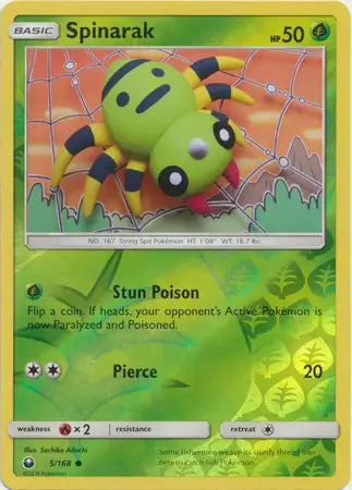 Spinarak 5/168 (SM - Celestial Storm)  - Reverse Holofoil | Good Games Adelaide SA