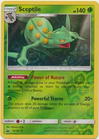 Sceptile 10/168 (SM - Celestial Storm)  - Reverse Holofoil | Good Games Adelaide SA