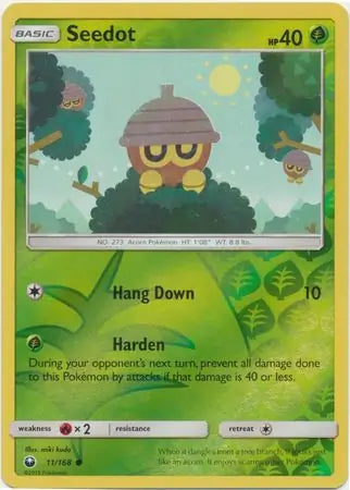Seedot 11/168 (SM - Celestial Storm)  - Reverse Holofoil | Good Games Adelaide SA