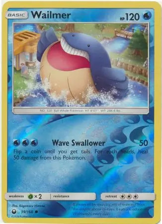 Wailmer 39/168 (SM - Celestial Storm)  - Reverse Holofoil | Good Games Adelaide SA