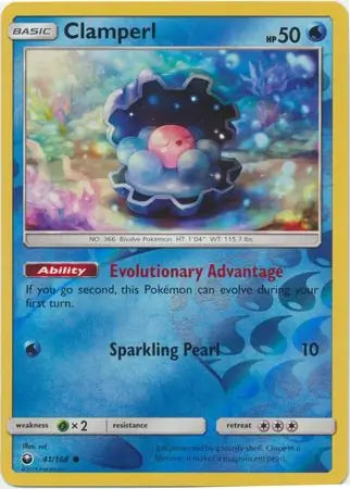 Clamperl 41/168 (SM - Celestial Storm)  - Reverse Holofoil | Good Games Adelaide SA