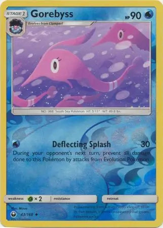 Gorebyss 43/168 (SM - Celestial Storm)  - Reverse Holofoil | Good Games Adelaide SA