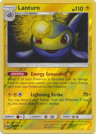 Lanturn 50/168 (SM - Celestial Storm)  - Reverse Holofoil | Good Games Adelaide SA