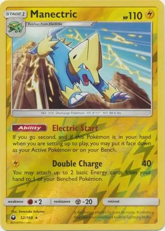Manectric 52/168 (SM - Celestial Storm)  - Reverse Holofoil | Good Games Adelaide SA