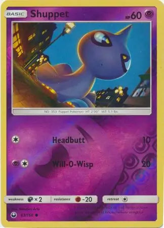 Shuppet 63/168 (SM - Celestial Storm)  - Reverse Holofoil | Good Games Adelaide SA