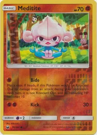 Meditite 76/168 (SM - Celestial Storm)  - Reverse Holofoil | Good Games Adelaide SA
