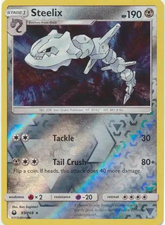 Steelix 89/168 (SM - Celestial Storm)  - Reverse Holofoil | Good Games Adelaide SA