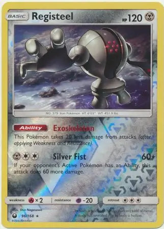 Registeel 96/168 (SM - Celestial Storm)  - Reverse Holofoil | Good Games Adelaide SA