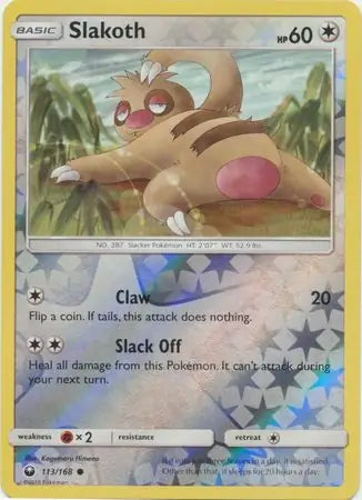 Slakoth 113/168 (SM - Celestial Storm)  - Reverse Holofoil | Good Games Adelaide SA