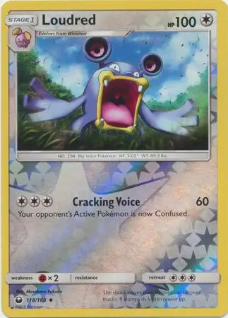 Loudred 118/168 (SM - Celestial Storm)  - Reverse Holofoil | Good Games Adelaide SA