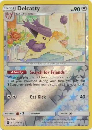 Delcatty 121/168 (SM - Celestial Storm)  - Reverse Holofoil | Good Games Adelaide SA