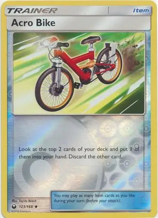 Acro Bike 123/168 (SM - Celestial Storm)  - Reverse Holofoil | Good Games Adelaide SA