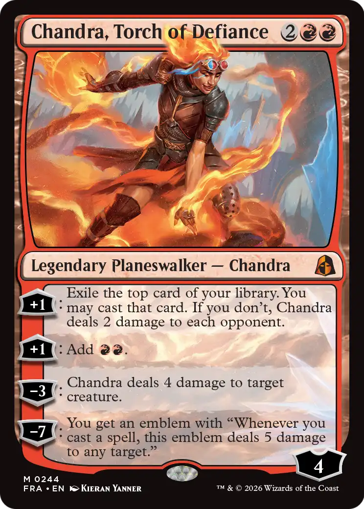 Chandra, Torch of Defiance 244 (Reality Fracture)  | Good Games Adelaide SA